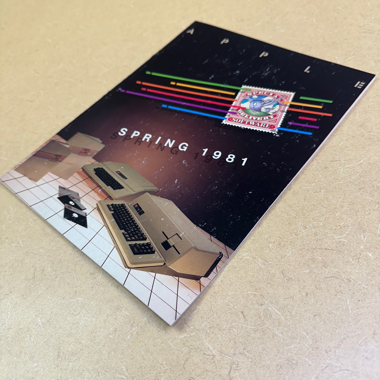 45 yrs old_ APPLE RARE SPRING CATALOG SPRING 1981 Apple III Apple II