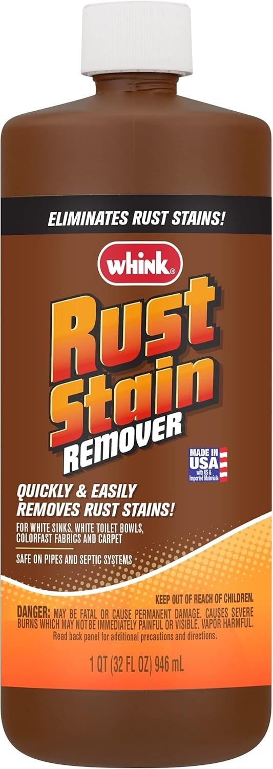 Rust-Oleum Whink Rust Stain Remover | Heavy-Duty Iron Stain Remover for White To