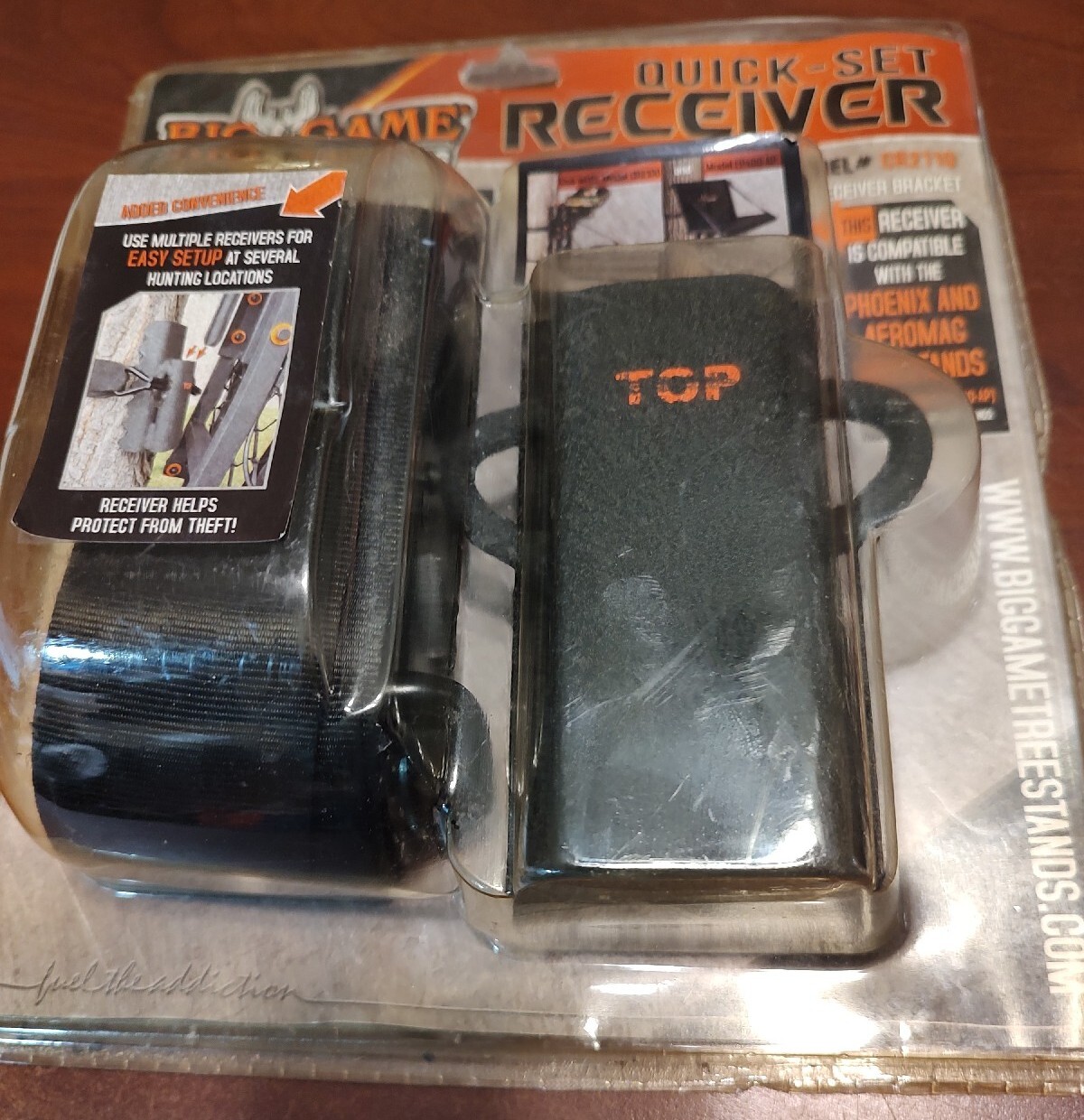 Quick Set Receiver Big Game Tree Stand Buck Fever Rut Archery Rifle Deer Doe Hog