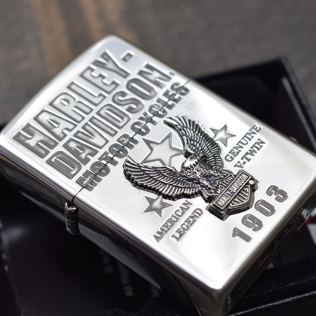 ZIPPO Lighter Harley-Davidson Eagle Logo Silver ZIPPO ZIPPO ZIPPO ZIPPO ZIPPO