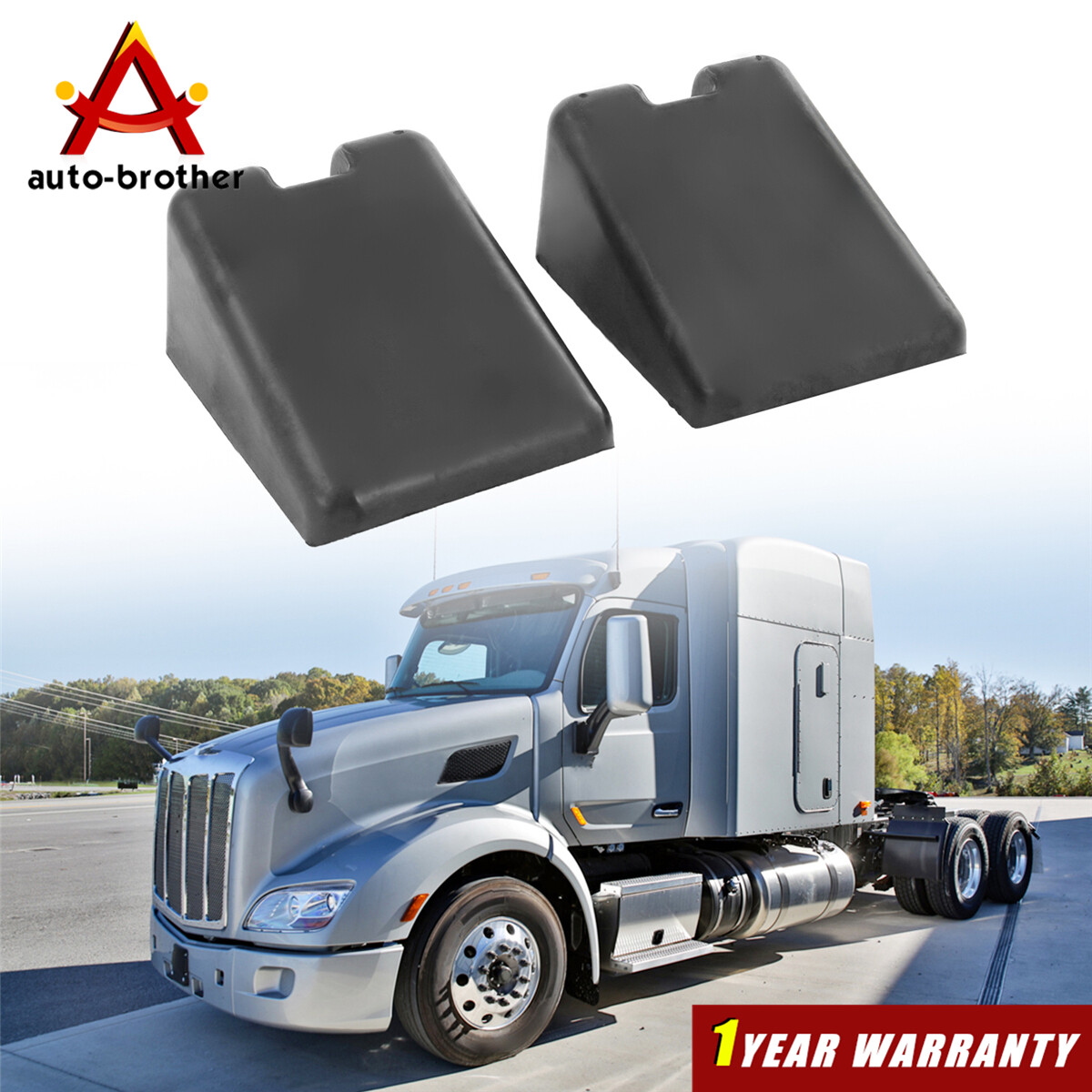 2Pc Hood Bumper Support L85-6081 For Peterbilt 567 579 Kenworth T680 T880 M75681