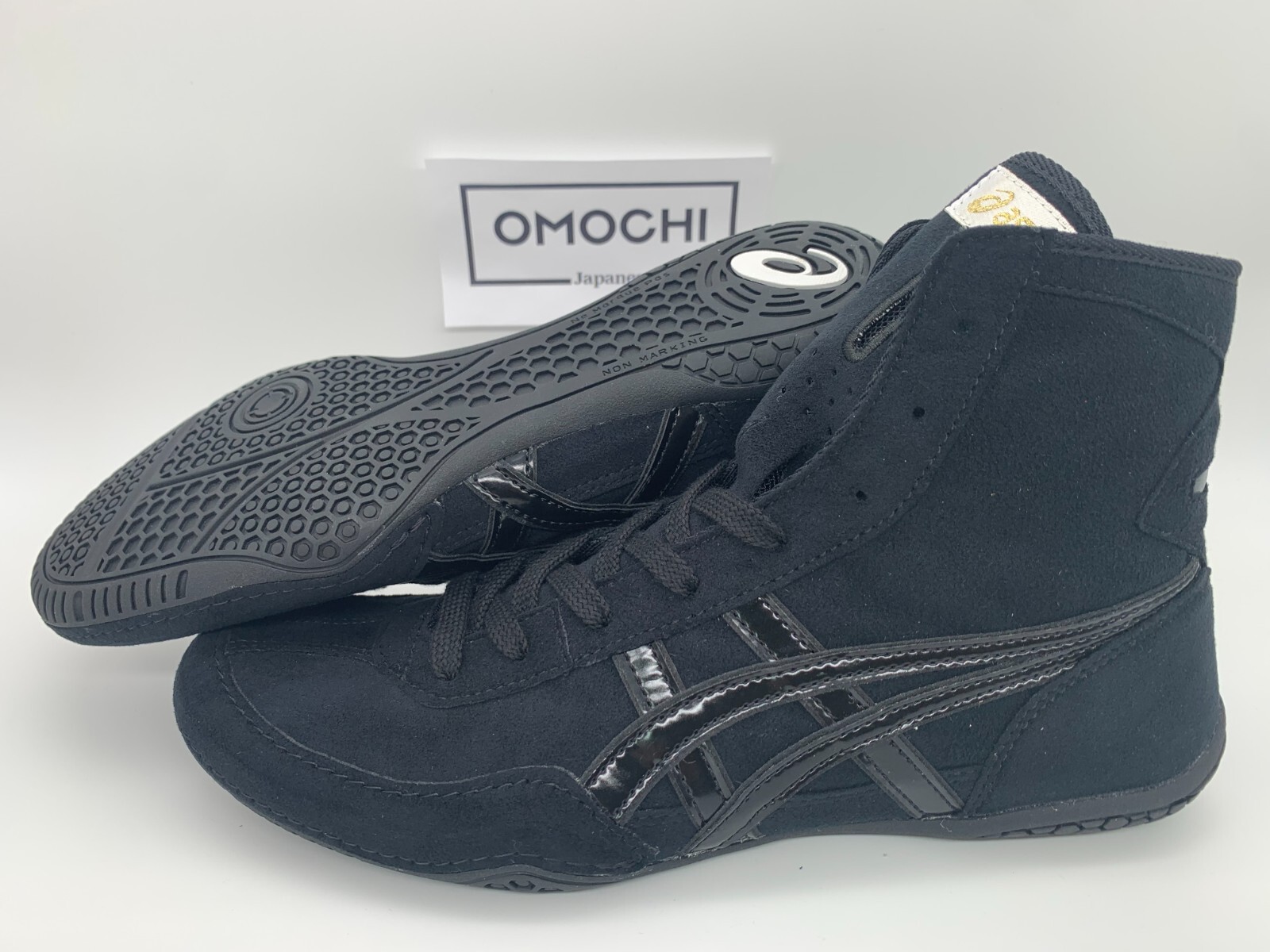 ASICS Wrestling Shoes 1083A001 EX-EO TWR900 Color BLK x BLK x BLK _ 4ZXQR6Y7