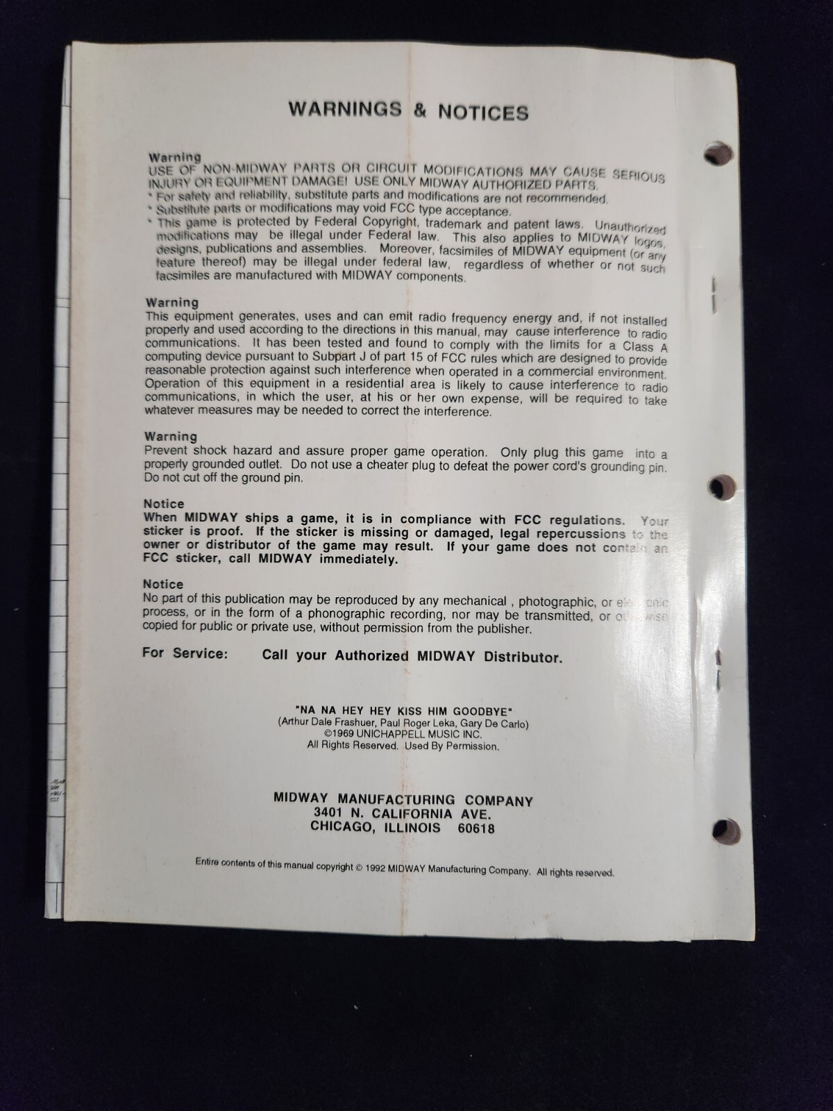 NBA Jam Operation, Amendment And Addendum