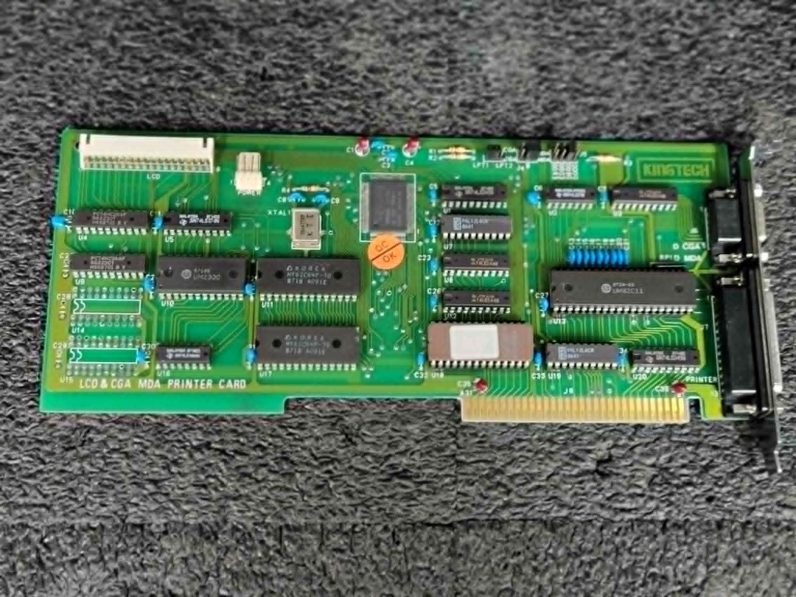 Kingtech LCD & CGA MDA ISA Printer Card for Lugable Computer