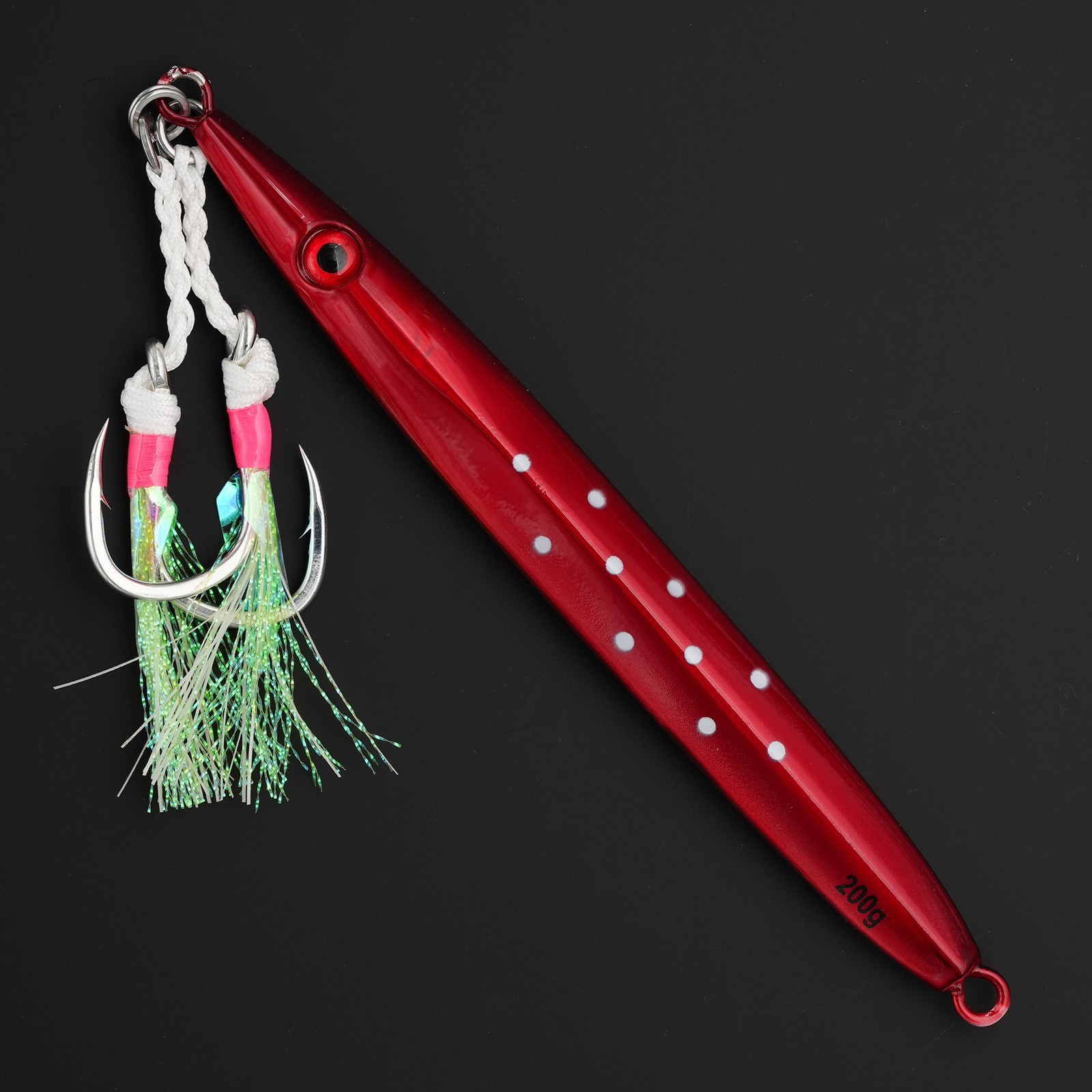 Vertical Glow Knife Jig for Bluefin Tuna Saltwater Jigging Fishing Lure Speed