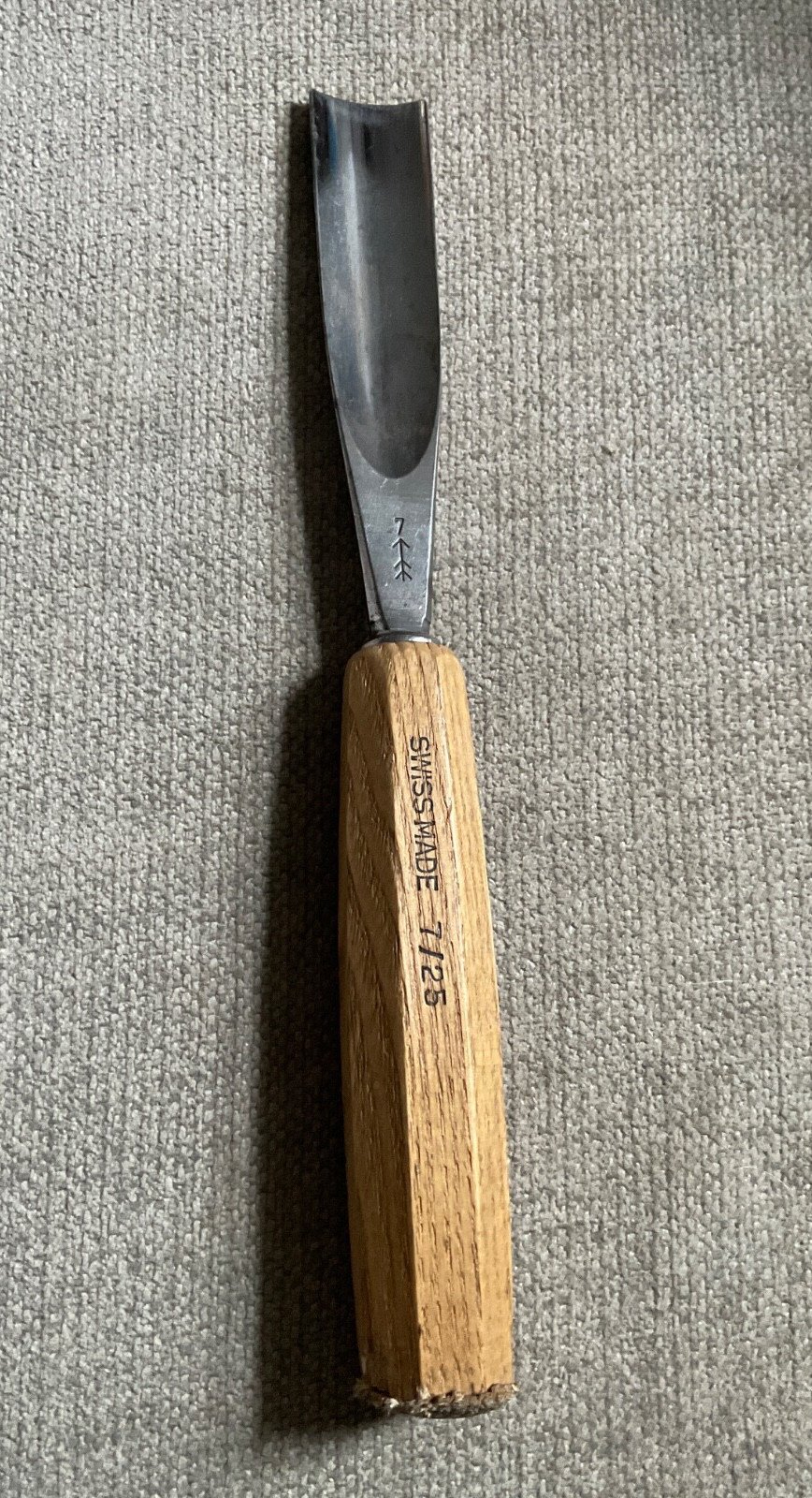 PFEIL Swiss Made Chisel 25mm #7 Sweep Gouge 7/25 See Pics