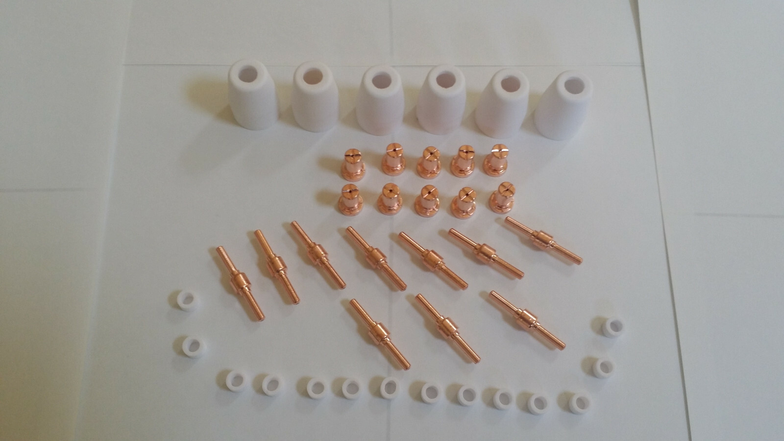 REBOOT RBC-5000D PLASMA CUTTER CONSUMABLES 40PCS COPPER EXTENDED CONSUMABLES USA