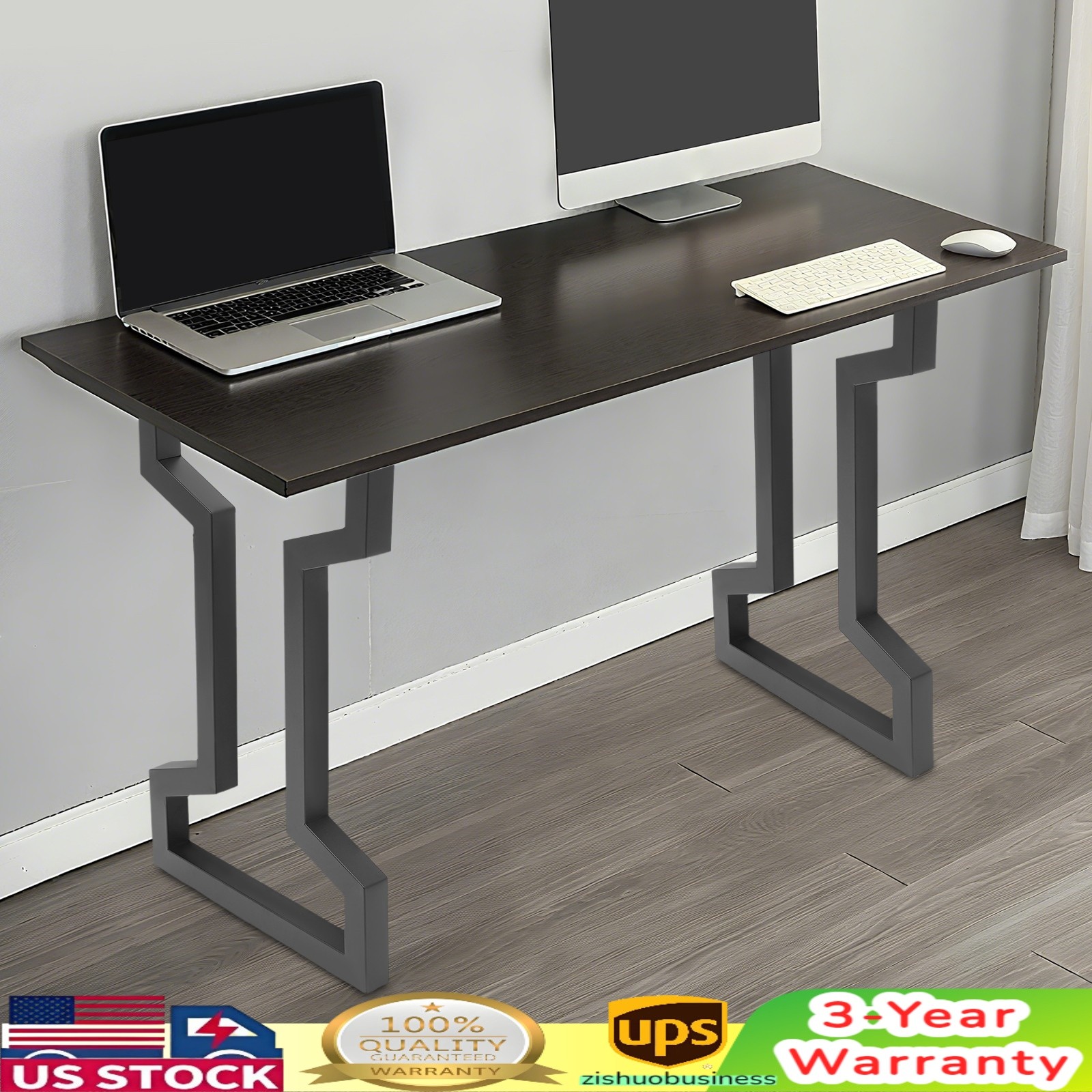 Table Legs Set of 2 Metal Desk Leg 28in Dining Table Legs Industrial Table Frame