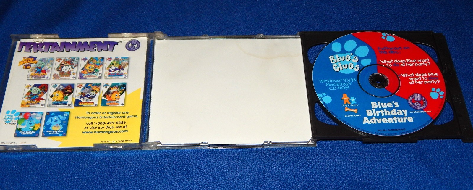 Blue's Clues Birthday: A Learning Adventure 2-Disc Windows/ Mac CD-ROM
