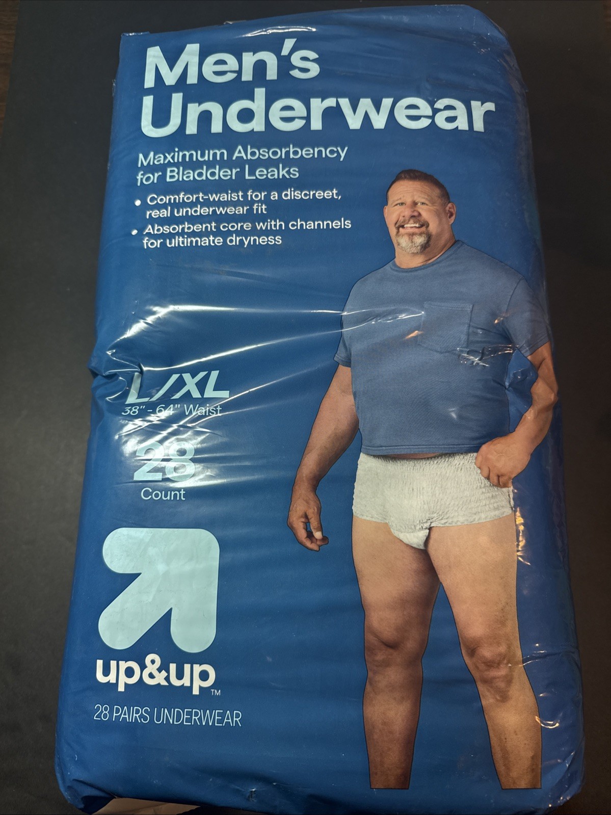 Men’s Disposable Underwear L/XL (28 Count)