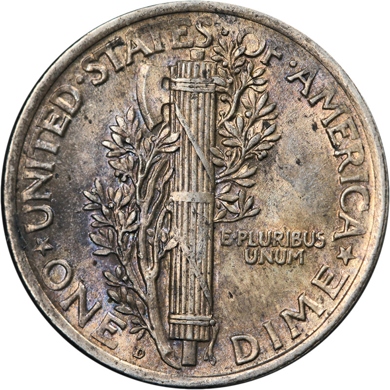 1920-D Mercury Dime Nice BU Nice Luster Nice Strike