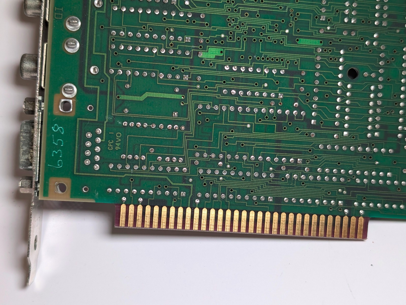 NSI Logic EVC-315S EGA card; 256 KB; ISA 8-bit; untested