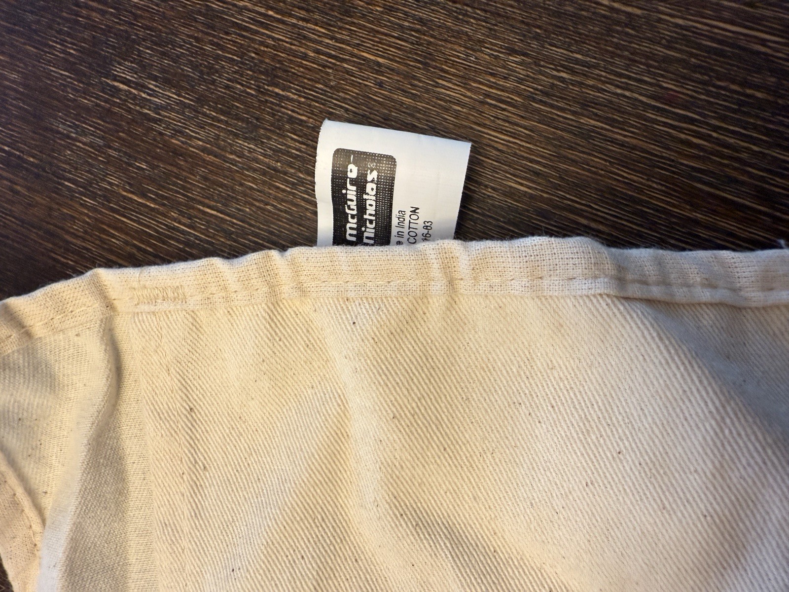 Menards Cotton Nail Apron Tan With Red Lettering Construction Home Projects