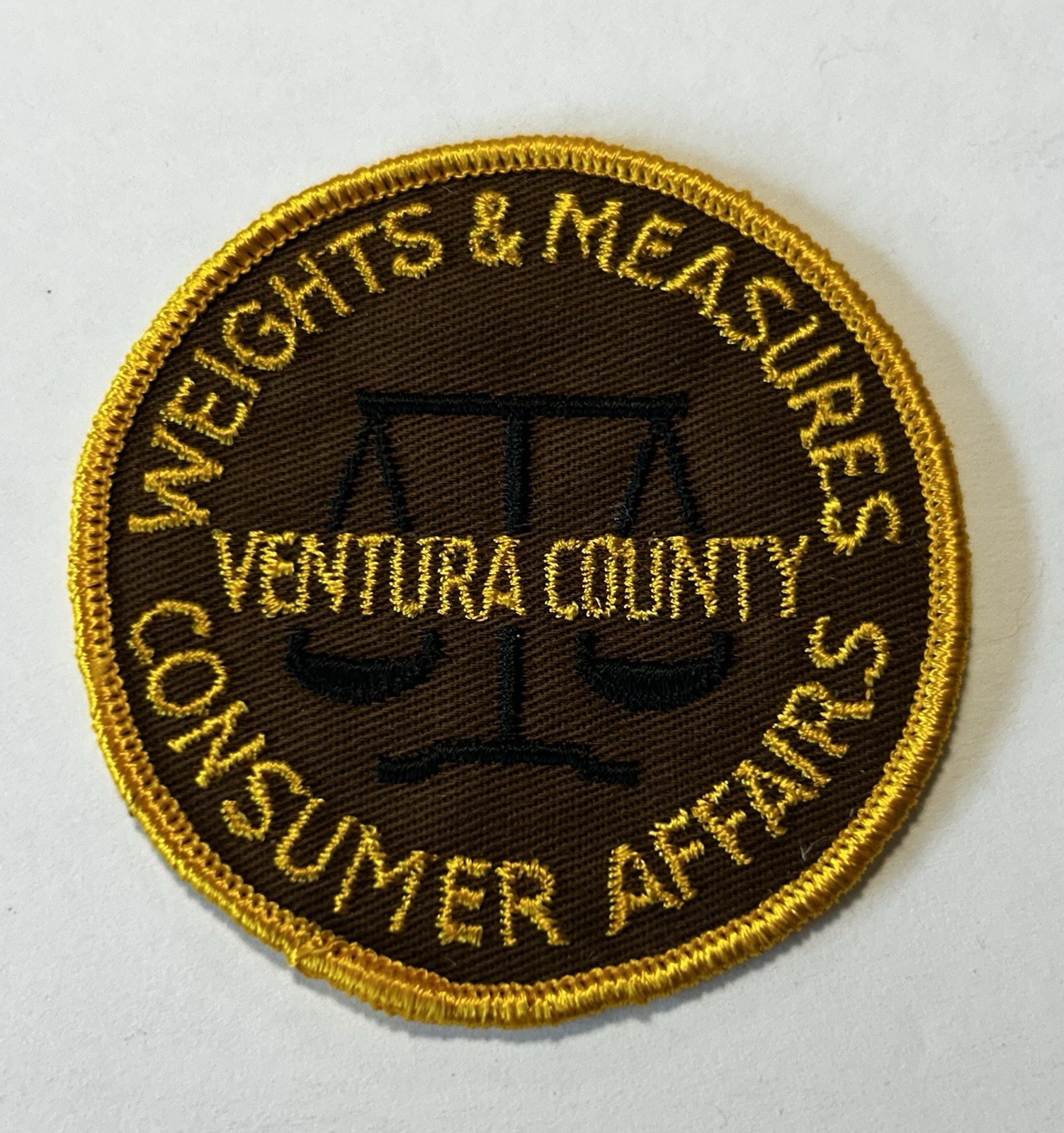CALIFORNIA CA VENTURA COUNTY WEIGHTS & MEASURES CONSUMER AFFAIRS PATCH #PDD118