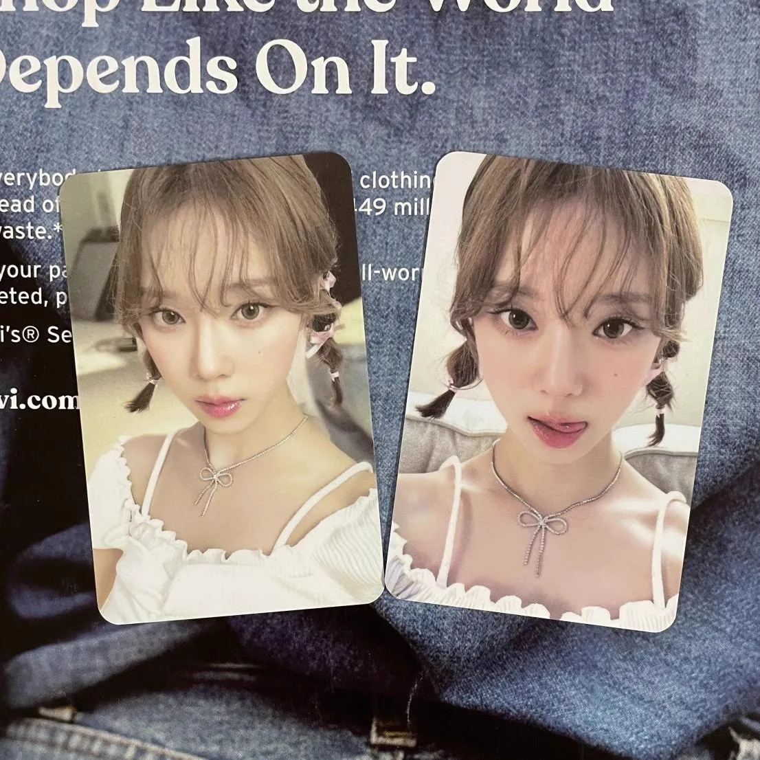 Official aespa Winter Photocard – 2024 Calendar Mini Card Mint Condition KPOP
