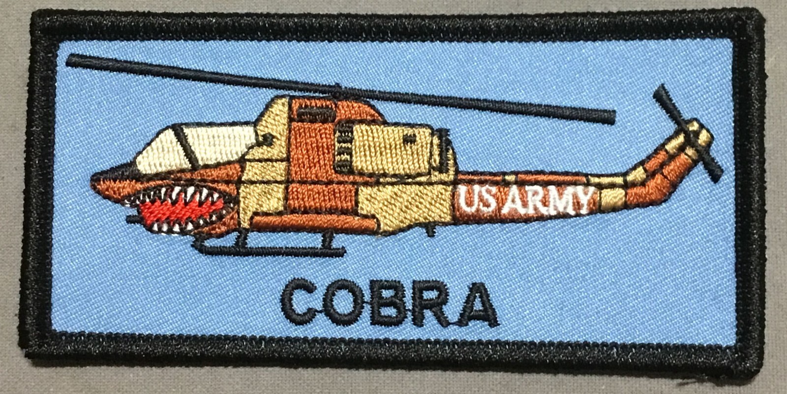 Army Cobra Helicopter licensed  patch