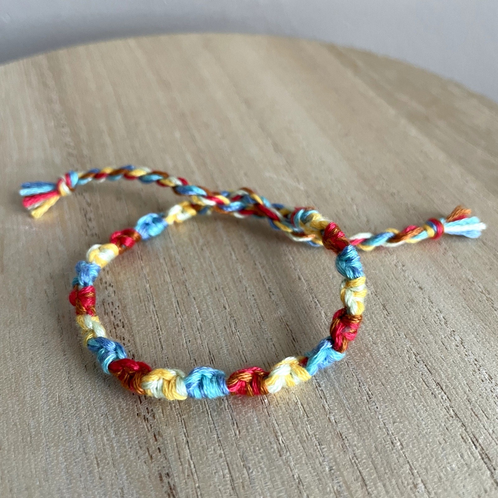 Kaylie Bracelet anklet trendy comfortable tie embroidery thread woven gift