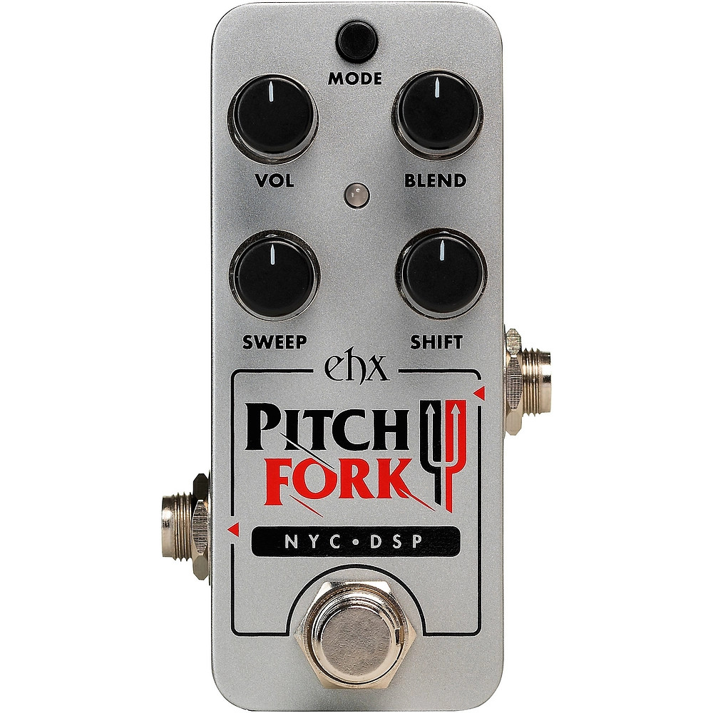 ElectroHarmonix Pico Pitch Fork Pitch Shifter Effects Pedal Silver