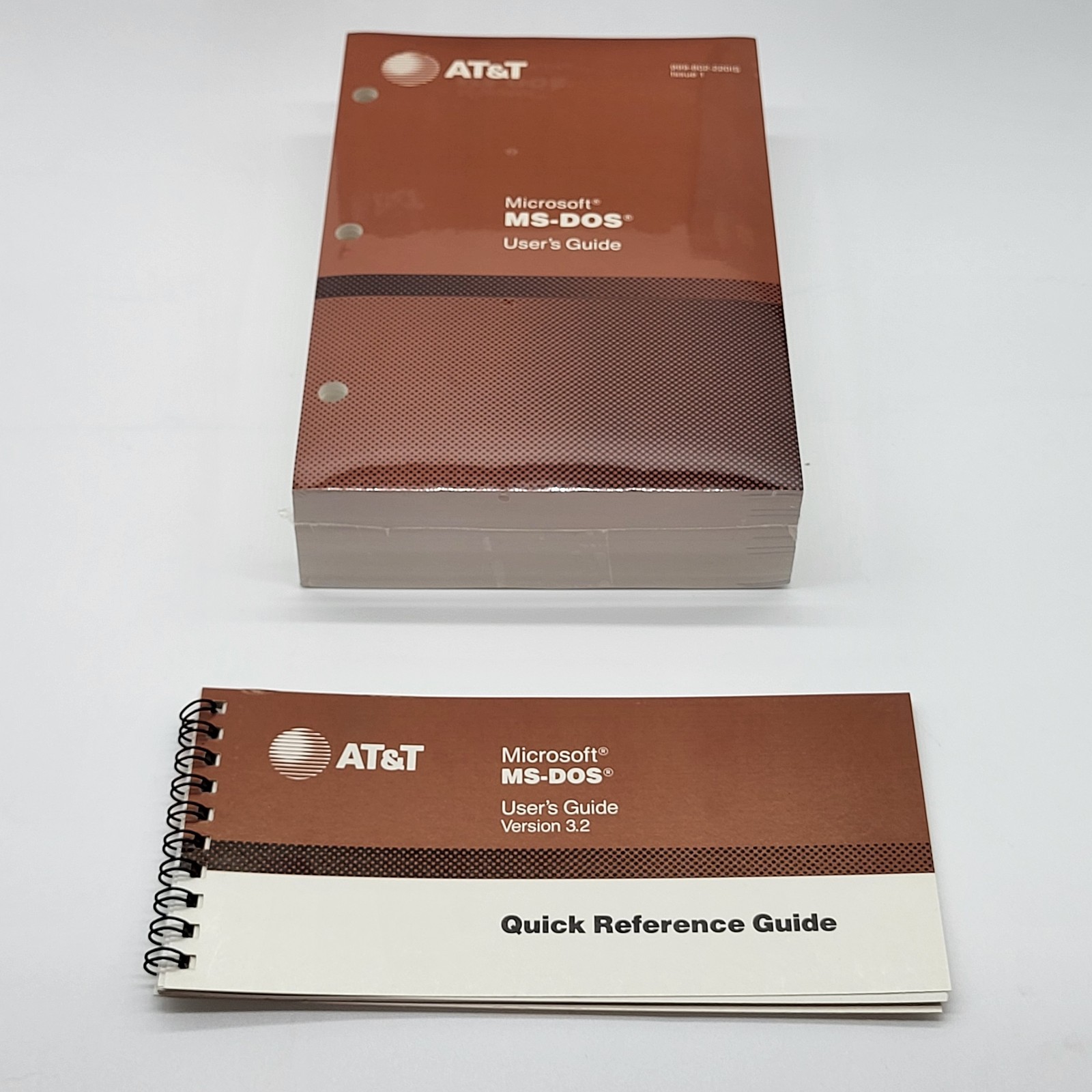 AT&T Microsoft MS-DOS v3.2 Factory Sealed 2-Disk Set User Guide 6300