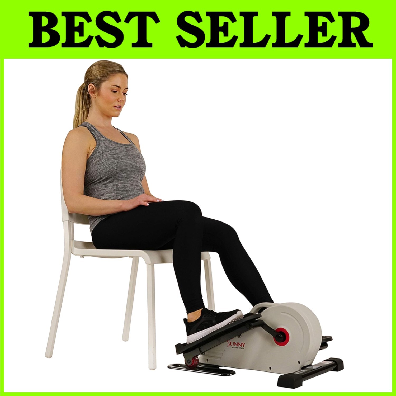Portable Under Desk Elliptical with 8 Levels of Resistance=