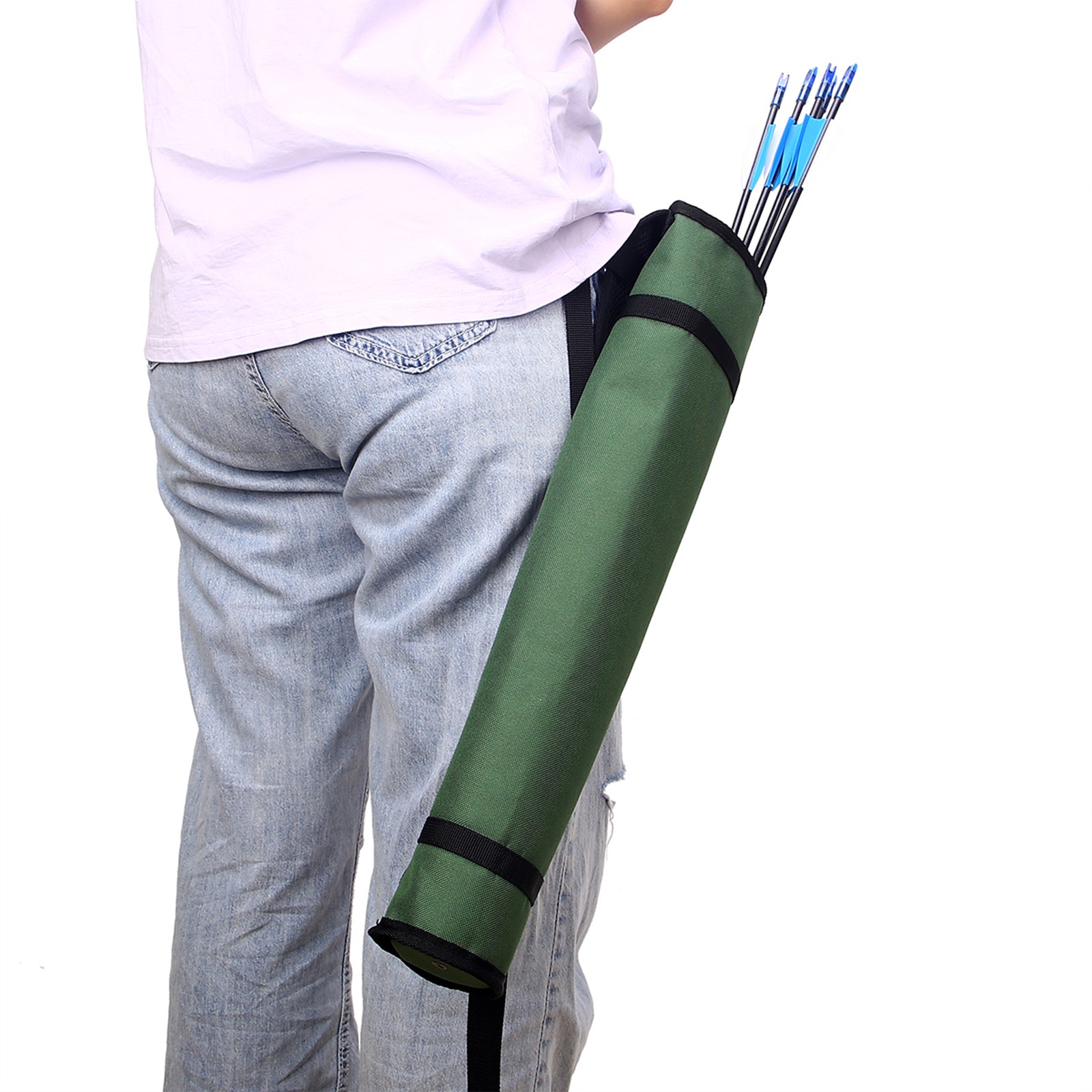 Archery Back Quiver Holder With Belt Clip For Youth Arrows Holder CAGN