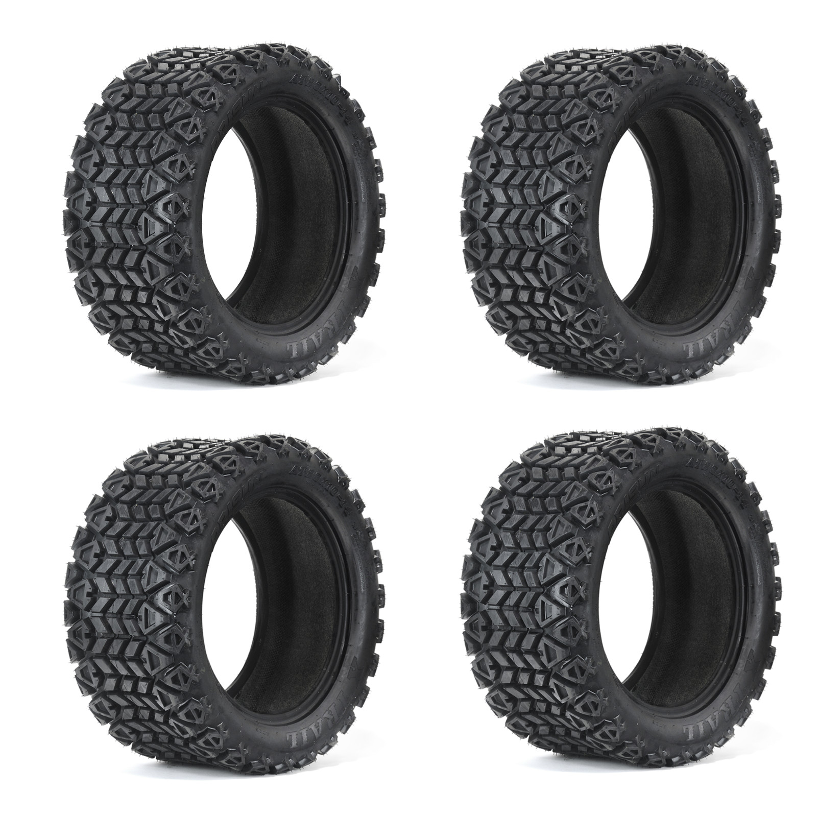 Set of (4) Golf Cart Tire 23x10-14 All-Terrain Tires 6 Ply Rating DOT
