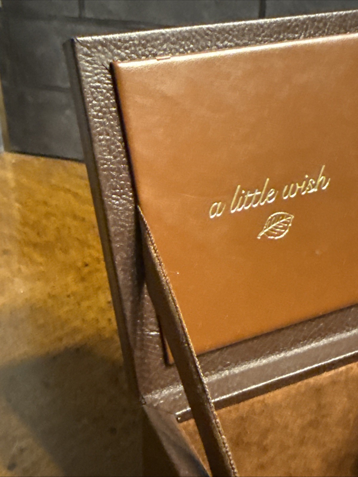 Hallmark Signature leather Wish Box