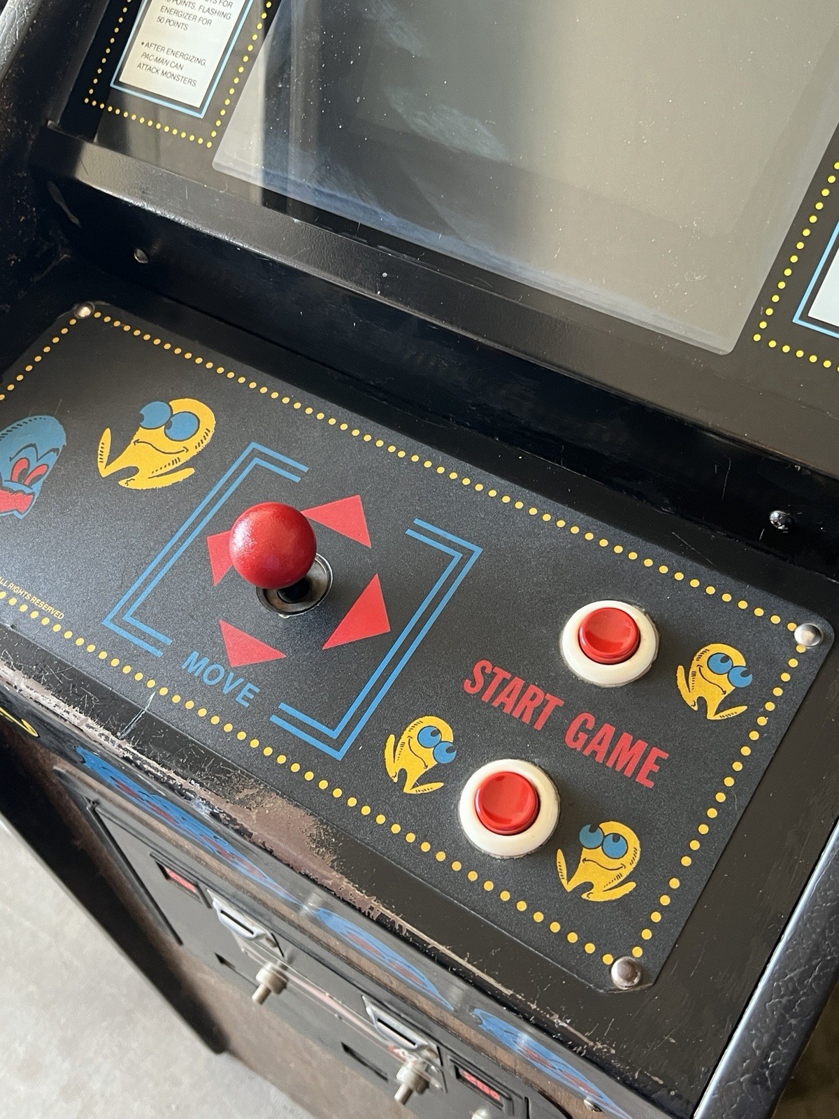 PAC-MAN CABARET “MINI” CABINET ARCADE MACHINE by MIDWAY LOCAL PICKUP ONLY