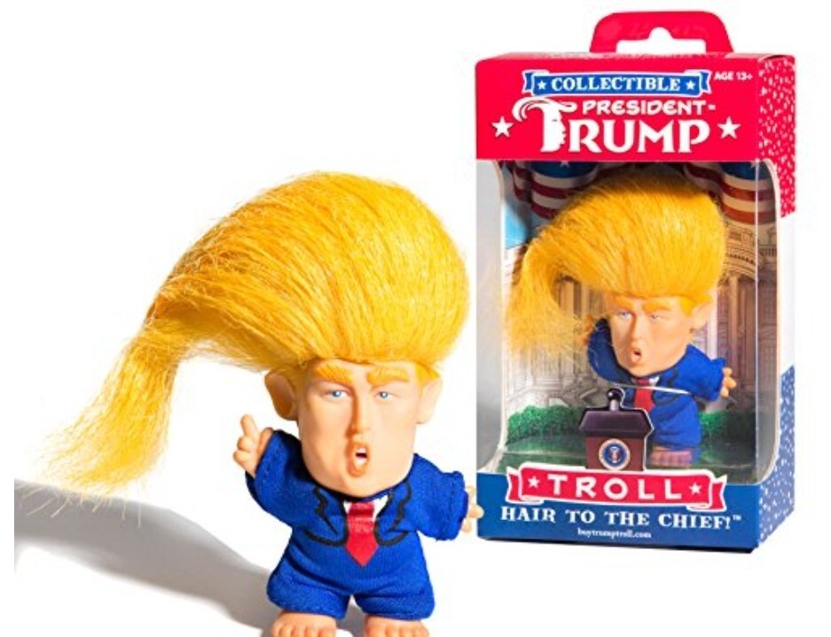 President Donald Trump Collectible Troll Doll - "Hair to The Chief"  NIB 2017