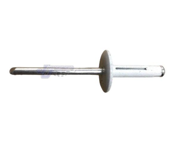 Large Head White Exploding Rivets Pop Rivet 50 ct. Tri-Fold Racing Fasteners