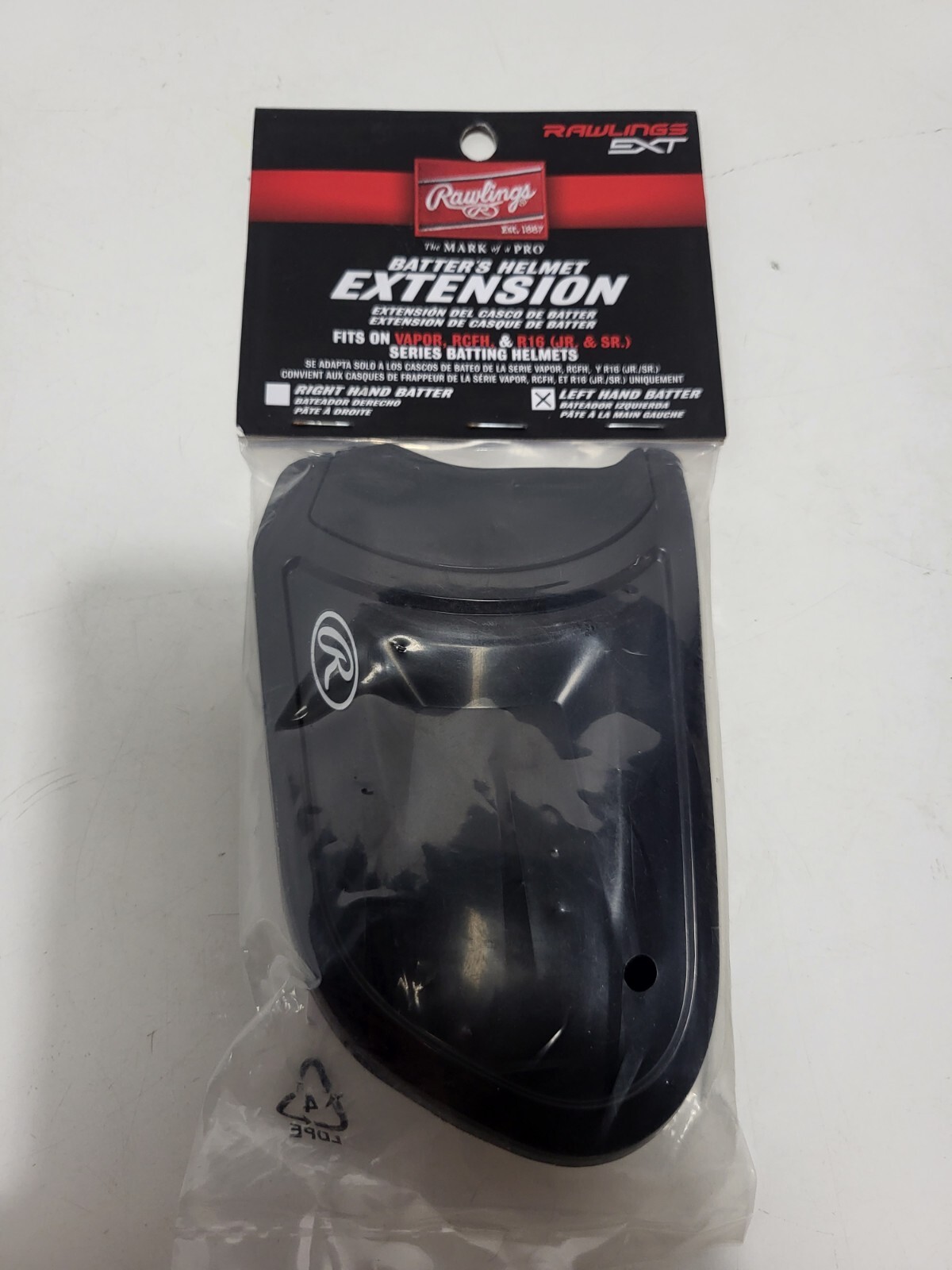 Rawlings Batters Helmet Extension NEW For Left Hand Batting Baseball