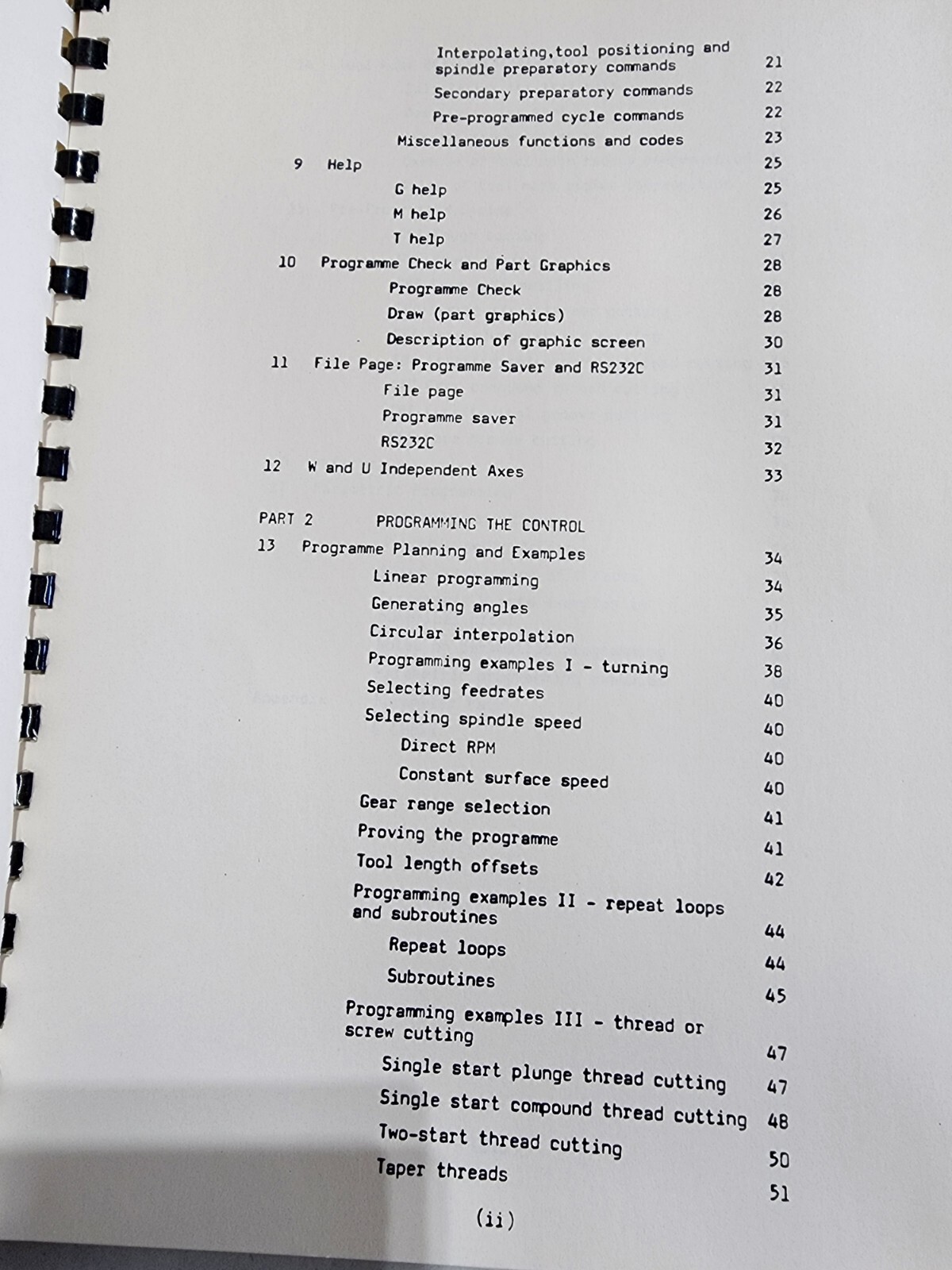 Anilam Series GL Programming Manual