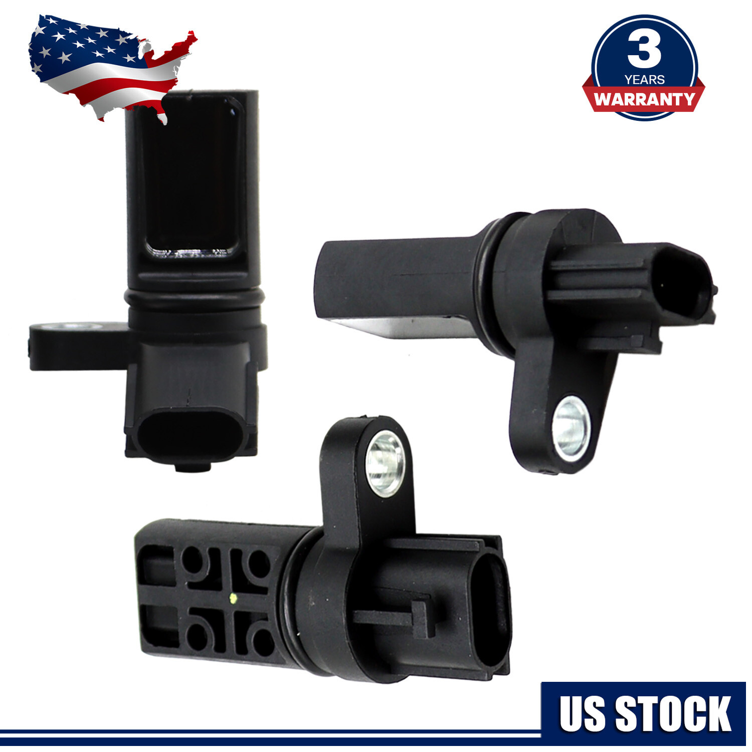 3Pcs Set Camshaft Crankshaft Position Sensor For Infiniti Nissan 23731-6J90B