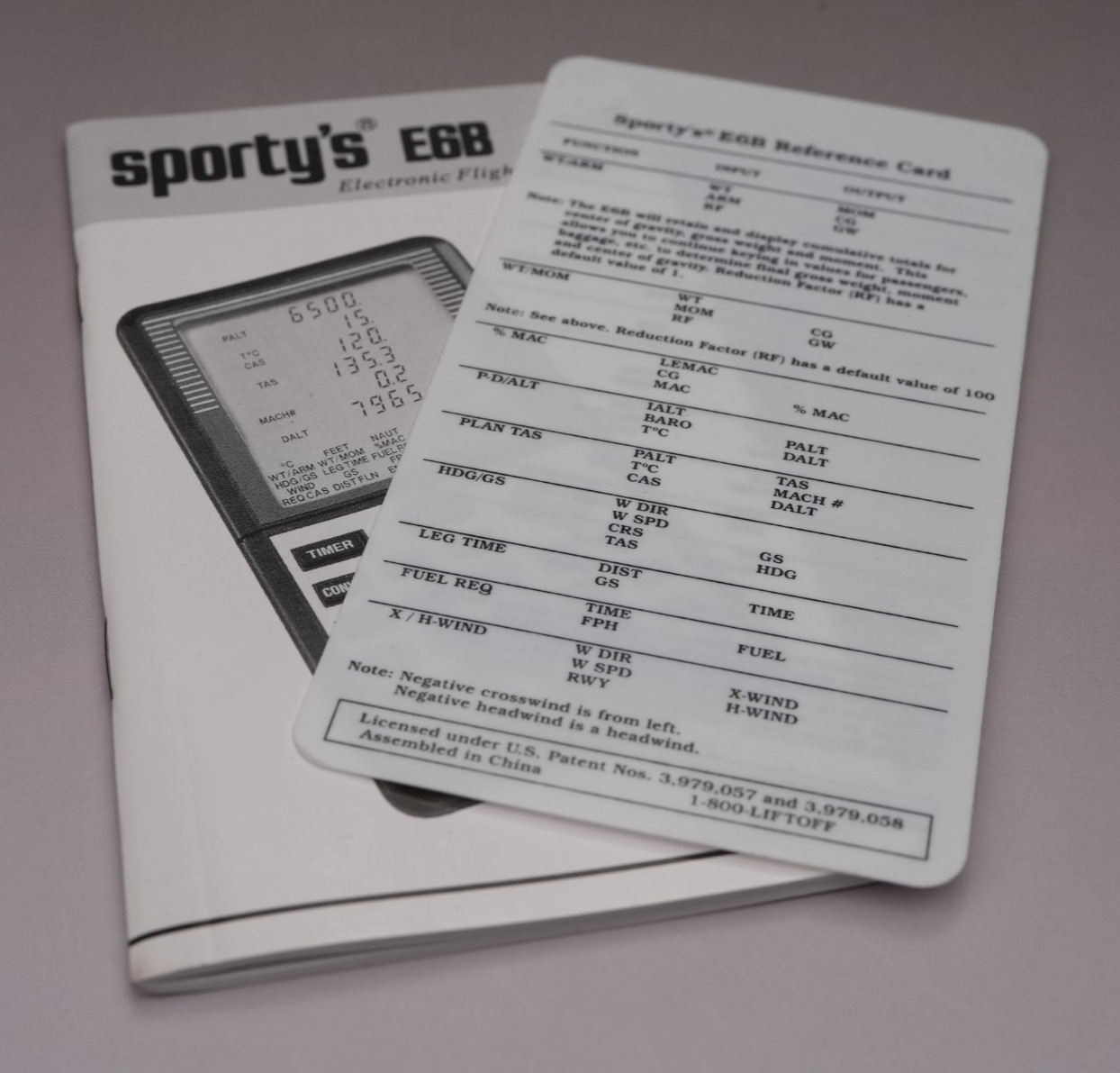 Sporty’s E6B Electronic Pilot Flight Computer w/ Manual Case & Reference Card
