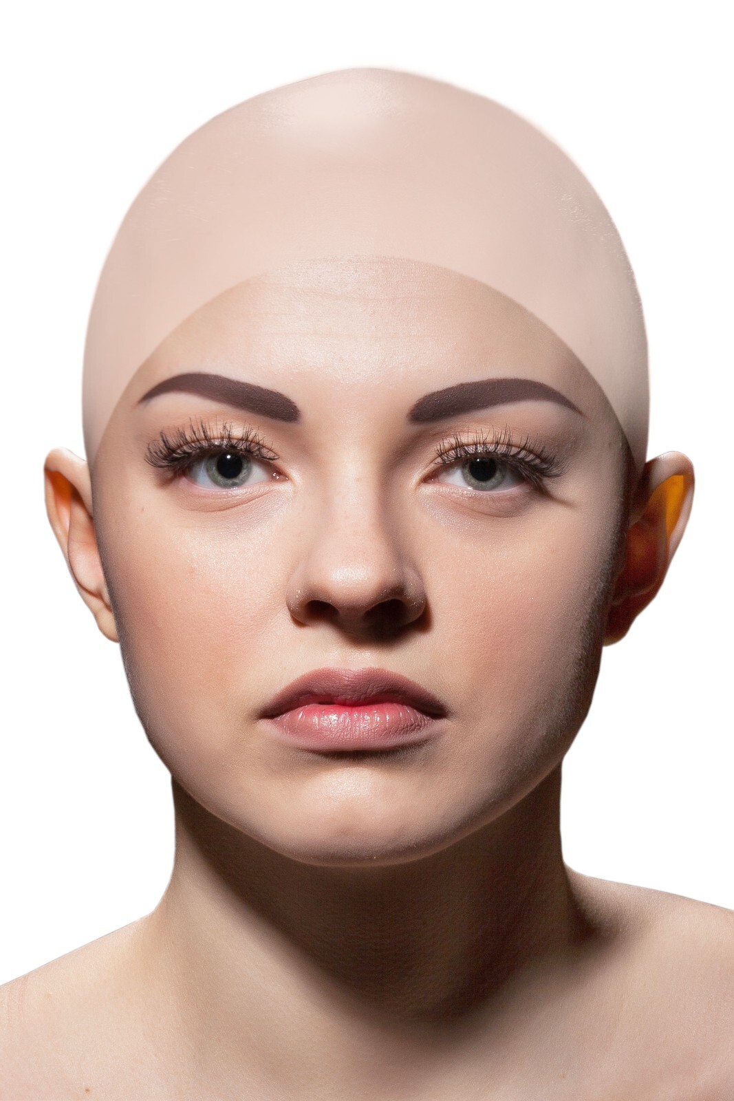 BGE Medium Latex Bald Caps Colors: White, Lt. Flesh, Med. Flesh, Dark Flesh