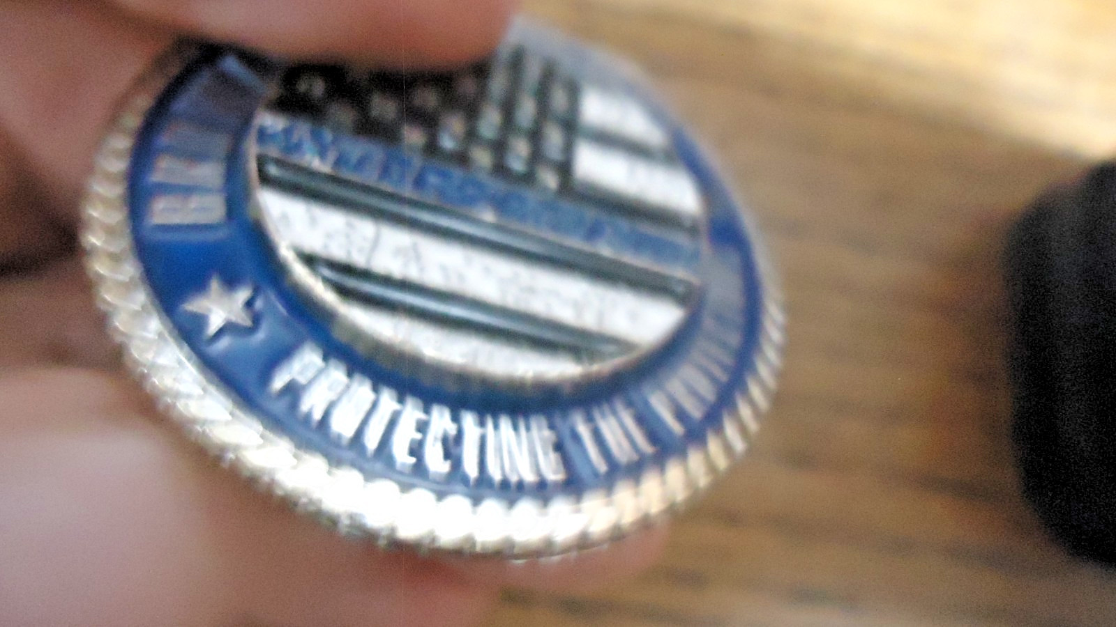 BROWARD COUNTY ,FLA. PBA MEMBER-PROTECTING THE PROTECTORS STACKED CHALLENGE COIN
