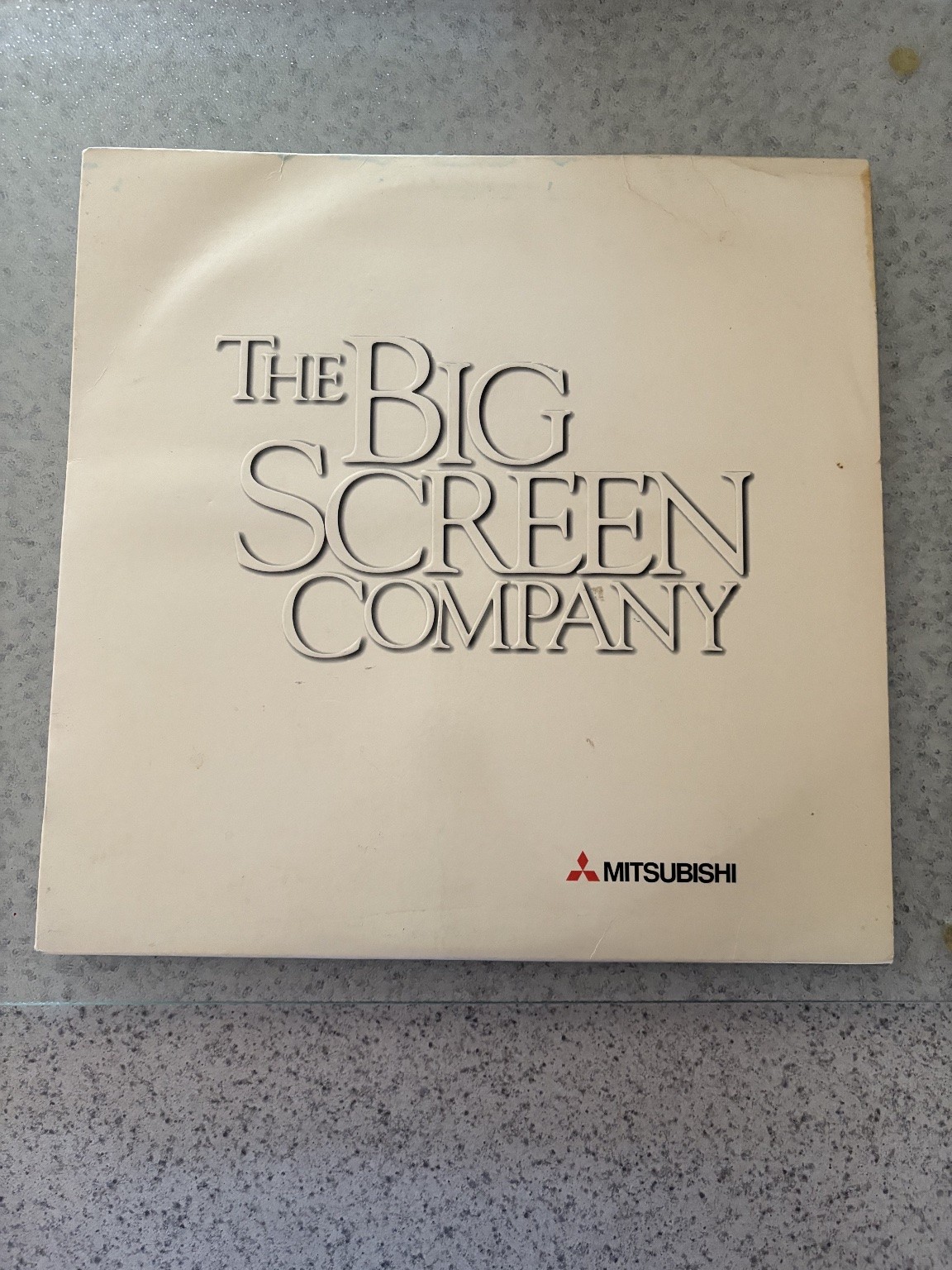 The Big Screen Company LaserDisc 1993 Informational Video Mitsubishi
