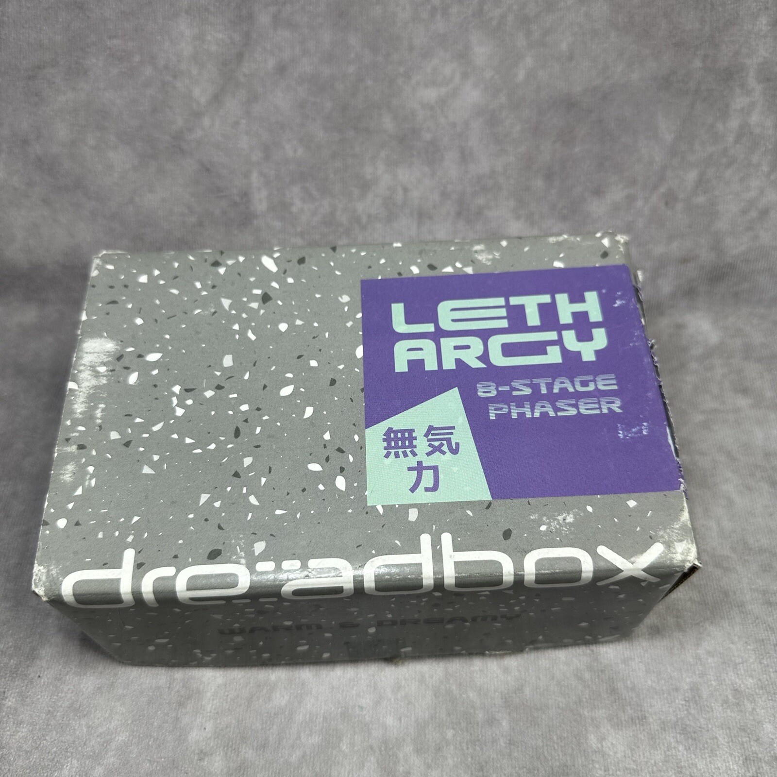 Dreadbox Lethargy 8 Stage Phaser Effects Pedal Light Blue BOX & INSERTS ONLY