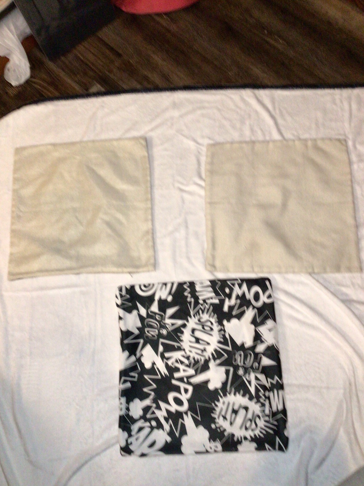 Batman Comic Lot Of 3 Decorative Pillow Cases