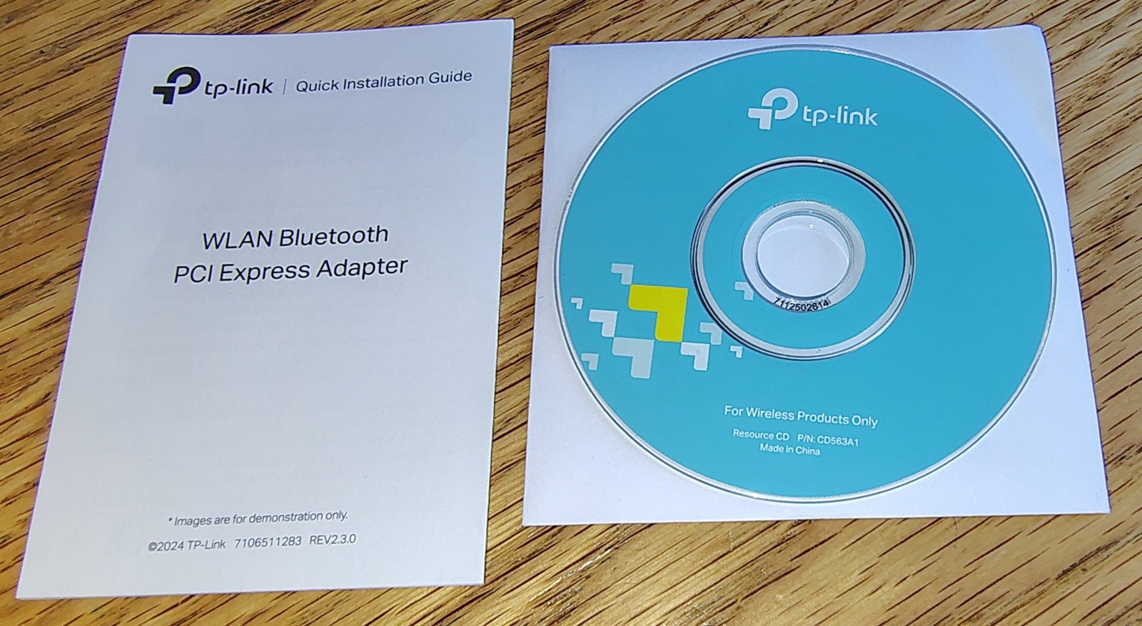 TP‑Link Archer TX3000E Driver CD & Quick Start Guide – Wi‑Fi 6 / Bluetooth
