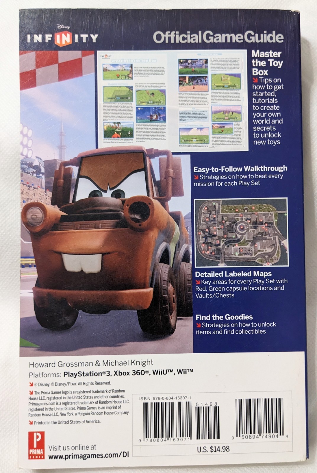 Disney Infinity Official Guide Walmart Limited Edition Book