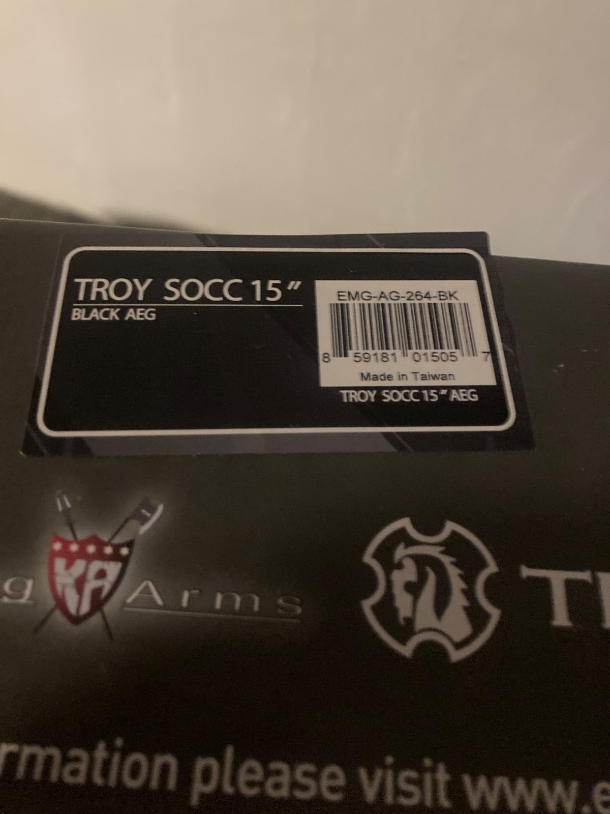 EMG Troy SOCC M4 15” (Airsoft rifle)