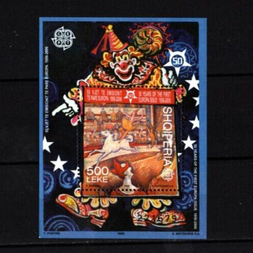 ALBANIA 2006 EUROPA/CIRCUS S/S MNH