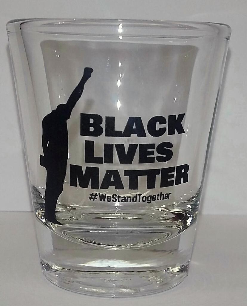 Black Lives Matter 1½ Shot Glass #2