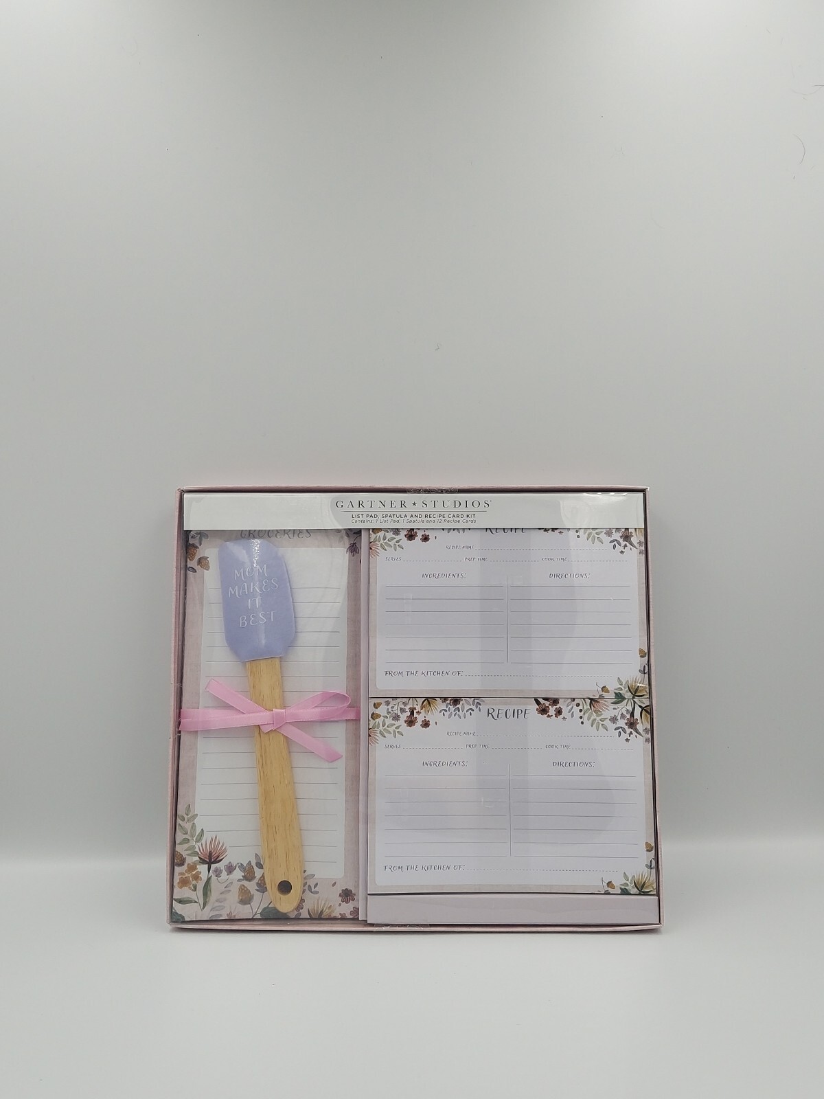 Gartner Studios Mom Kitchen Kit Gift Set Recipe List Pad Lot Of 2 Book Ship Fast