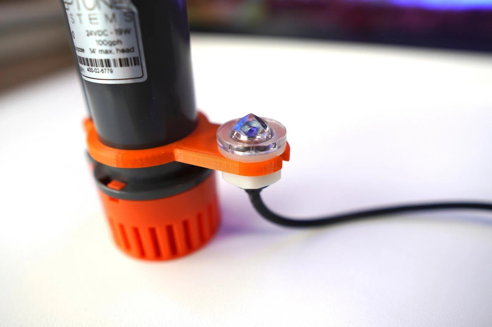 Neptune Apex PMUP V2 Optical Sensor or Float Switch Mount 3d PRINTED
