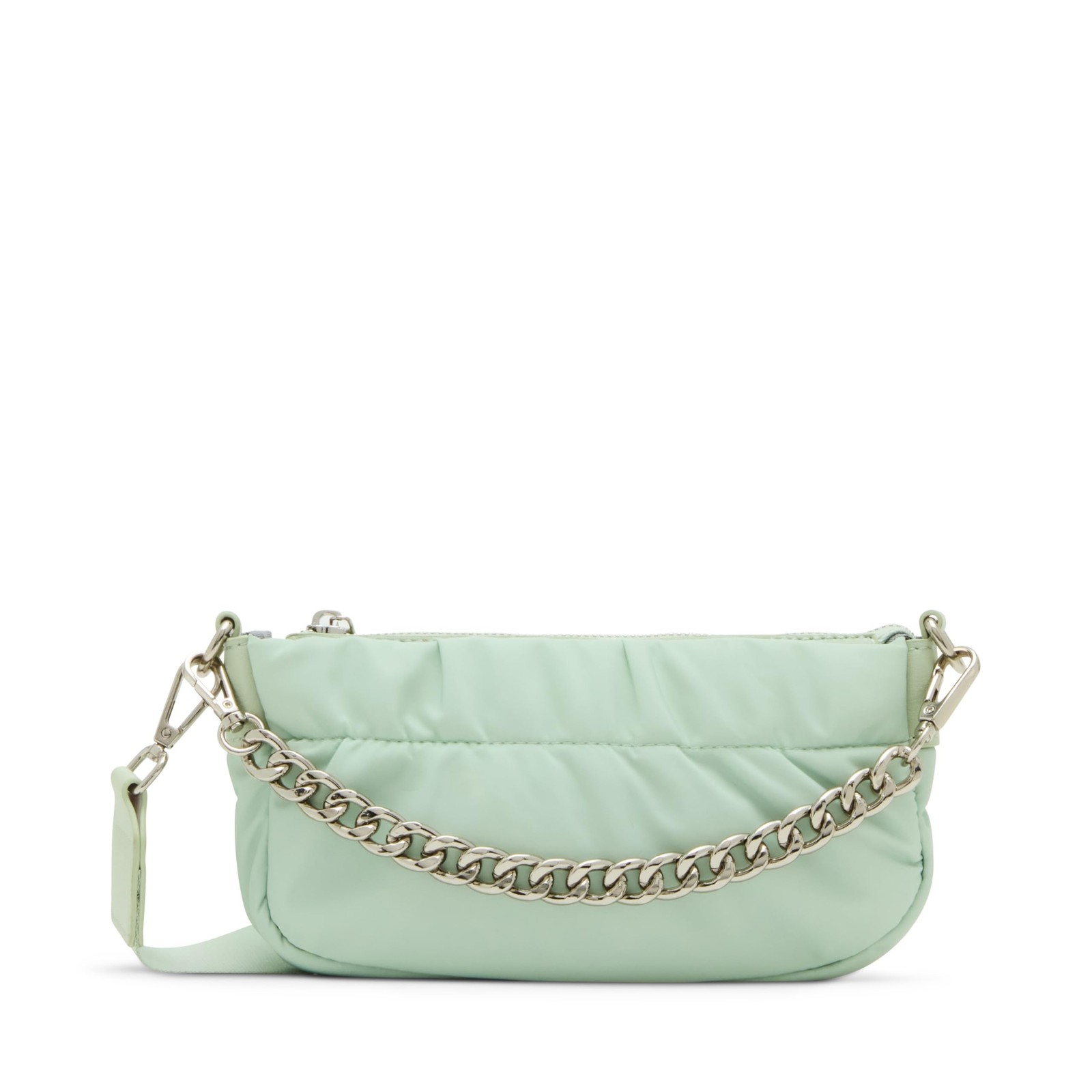 Madden Girl Beella Nylon East/West Cellphone Crossbody Bag Small Winter Mint