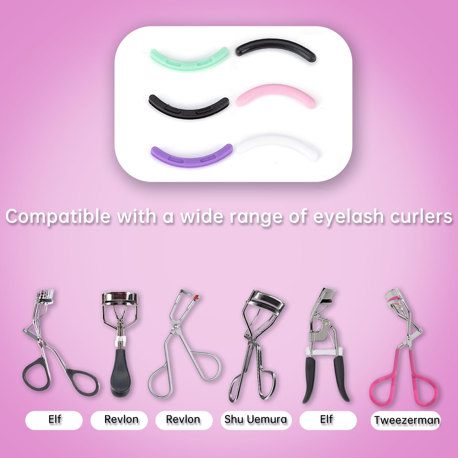 Eyelash Curler Refills Compatible with Tweezerman,Eyelash Curler Refills for ...