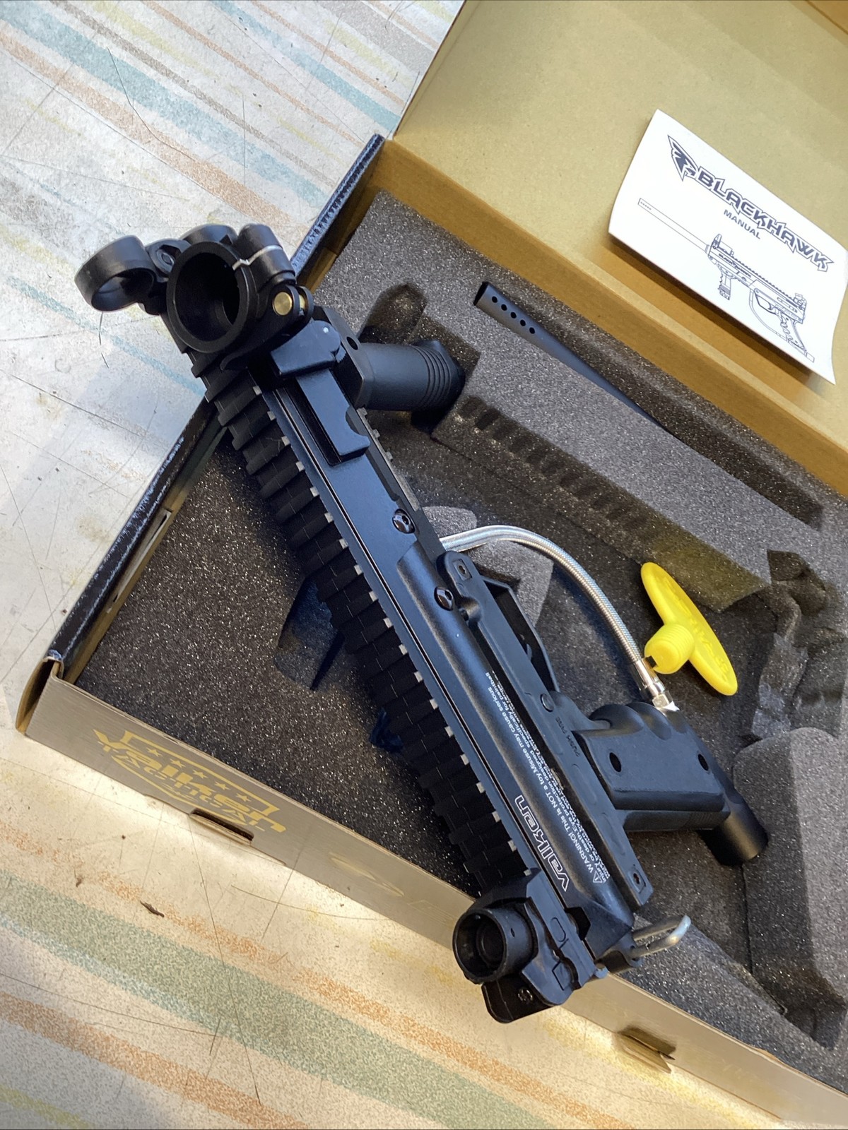 VALKEN "Blackhawk" Semi-Automatic Paintball Marker .68 Caliper 8” Ported Barrel