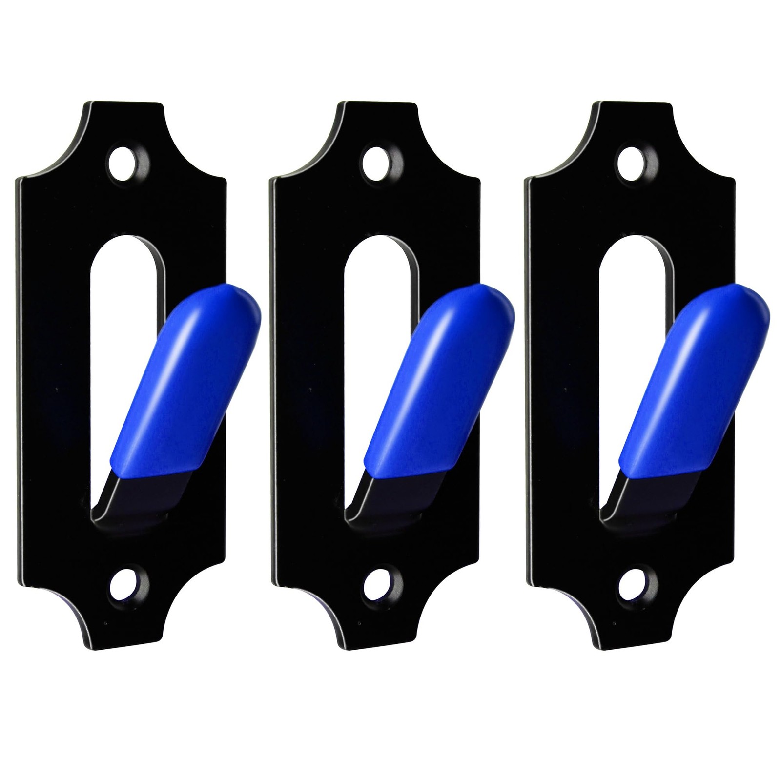 LAJIAOZ European Mount Skull Hangers with Free Blue 3 PCS, Black,Blue